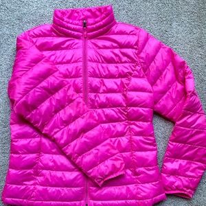 Hot Pink Puffer Coat